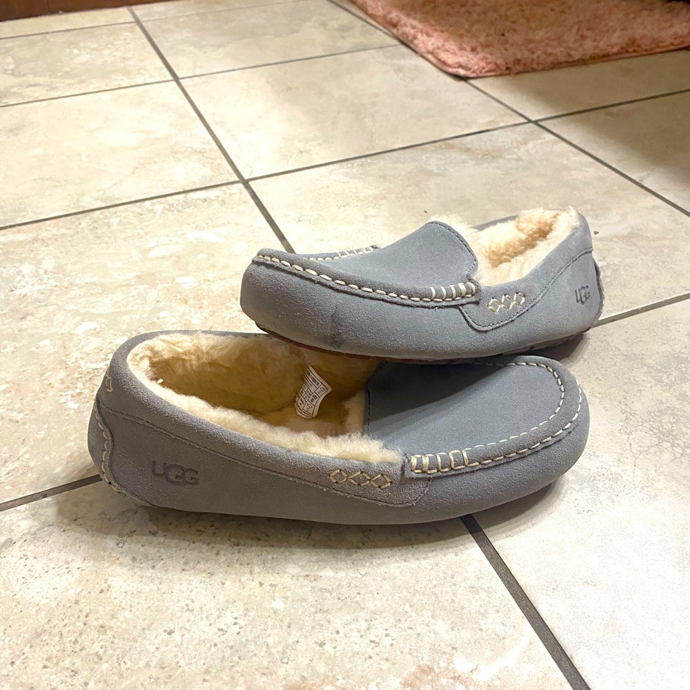 UGG Ansley slippers blue suede